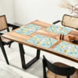 Konijn - Eieren - Takjes Placemat vinyl groot -zzsfeer4_Kitchenyeah-website