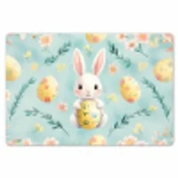 Konijn - Eieren - Takjes Placemat vinyl groot -zzsfeer1_Kitchenyeah-website