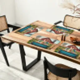 Konijn - Boerderij - Eieren Placemat vinyl groot -zzsfeer4_Kitchenyeah-website