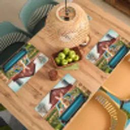 Konijn - Boerderij - Eieren Placemat vinyl groot -zzsfeer5_Kitchenyeah-website