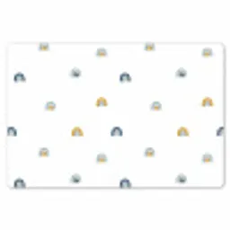 Regenboog - Pastel - Blauw - Patroon Placemat vinyl groot -zzsfeer1_Kitchenyeah-website