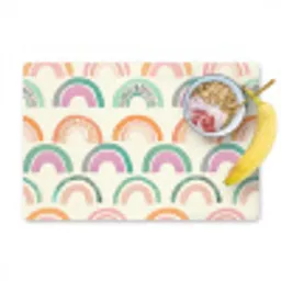 Regenboog - Pastel - Patroon Placemat vinyl groot -zzzproduct_Kitchenyeah-website