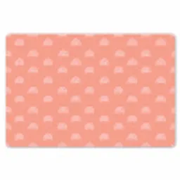 Regenboog - Patronen - Roze - Kinderen Placemat vinyl groot -zzsfeer1_Kitchenyeah-website
