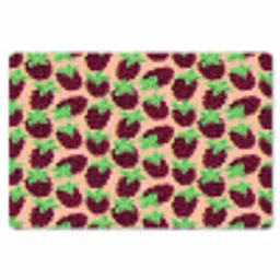 Frambozen - Rood - Roze - Kroonbladeren Placemat vinyl groot 368 -zzsfeer1_Kitchenyeah-website