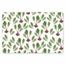 Rood - Bieten - Blad - Patroon Placemat vinyl groot 368 -zzsfeer1_Kitchenyeah-website