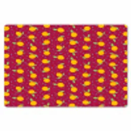 Rood - Donker - Felle - Sinasappels Placemat vinyl groot 368 -zzsfeer1_Kitchenyeah-website