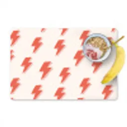 Rood - Bliksem - Roze Placemat vinyl groot 368 -zzzproduct_Kitchenyeah-website