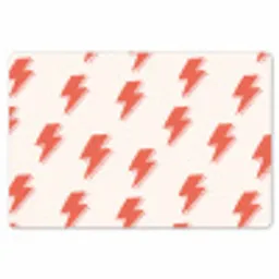 Rood - Bliksem - Roze Placemat vinyl groot 368 -zzsfeer1_Kitchenyeah-website