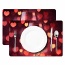 Rood - Wijn - Hartjes Placemat vinyl groot -zzsfeer2_Kitchenyeah-website
