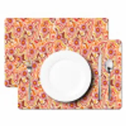 Retro - Bloemen - Patroon Placemat vinyl groot 368 -zzsfeer2_Kitchenyeah-website