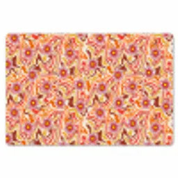 Retro - Bloemen - Patroon Placemat vinyl groot 368 -zzsfeer1_Kitchenyeah-website