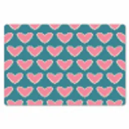 Retro - Hartjes - Patroon Placemat vinyl groot 368 -zzsfeer1_Kitchenyeah-website