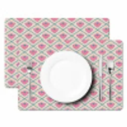 Retro - Ruit - Hartjes - Patroon Placemat vinyl groot 368 -zzsfeer2_Kitchenyeah-website
