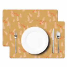 Zee - Dieren - Geel - Algen Placemat vinyl groot 368 -zzsfeer2_Kitchenyeah-website