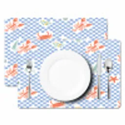 Zee - Sfeer -  Zeilboot - Blauw Placemat vinyl groot 368 -zzsfeer2_Kitchenyeah-website