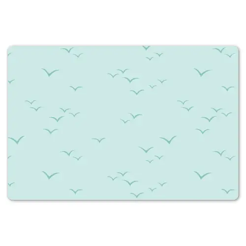 Meeuwen - Mint - Patroon Placemat vinyl groot 368 -zzsfeer1_Kitchenyeah-website