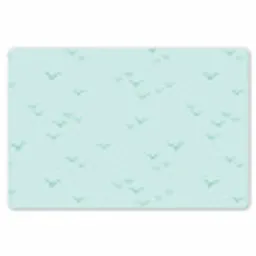 Meeuwen - Mint - Patroon Placemat vinyl groot 368 -zzsfeer1_Kitchenyeah-website