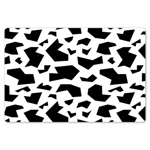 Vormen - Zwart - Onregelmatig Placemat vinyl groot 368 -zzsfeer1_Kitchenyeah-website