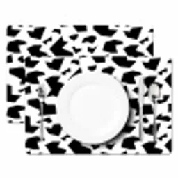 Vormen - Zwart - Onregelmatig Placemat vinyl groot 368 -zzsfeer2_Kitchenyeah-website