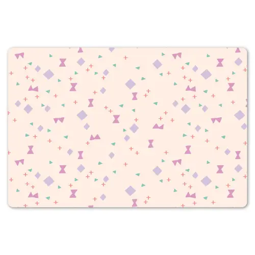 Vormen - Zalmroze - Patroon Placemat vinyl groot 368 -zzsfeer1_Kitchenyeah-website