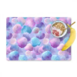 Schelpen - Paars - Blauw - Patroon Placemat vinyl groot -zzzproduct_Kitchenyeah-website