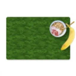 Struiken - Groen - Landschap Placemat vinyl groot 368 -zzzproduct_Kitchenyeah-website