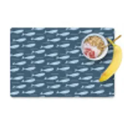 Klein - Oceaan - Golven - Blauw Placemat vinyl groot 368 -zzzproduct_Kitchenyeah-website