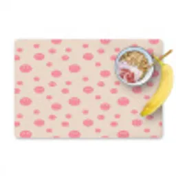 Smiley - Hart - Ogen - Patroon Placemat vinyl groot 368 -zzzproduct_Kitchenyeah-website