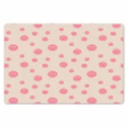 Smiley - Hart - Ogen - Patroon Placemat vinyl groot 368 -zzsfeer1_Kitchenyeah-website