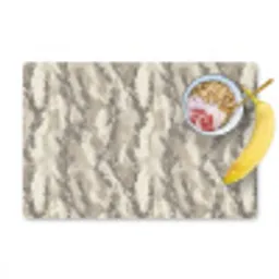 Slang - Patroon - Taupe Placemat vinyl groot 368 -zzzproduct_Kitchenyeah-website