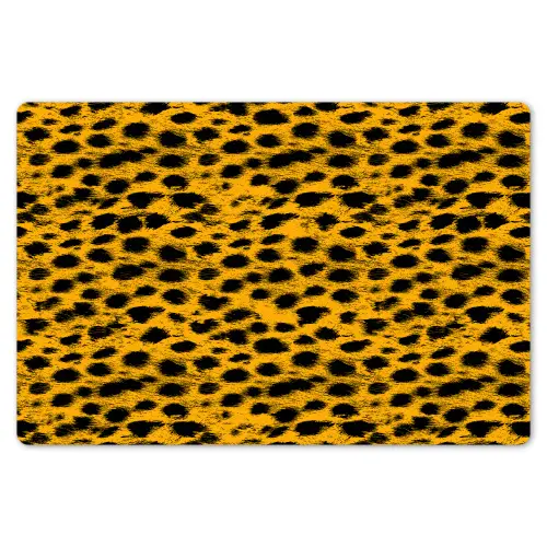 Vlekken - Oranje - Luipaard Placemat vinyl groot 368 -zzsfeer1_Kitchenyeah-website
