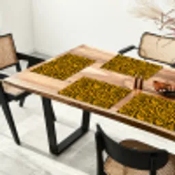 Vlekken - Oranje - Luipaard Placemat vinyl groot 368 -zzsfeer4_Kitchenyeah-website
