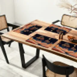 Sterrenhemel - Palmen - Rivier Placemat vinyl groot -zzsfeer4_Kitchenyeah-website