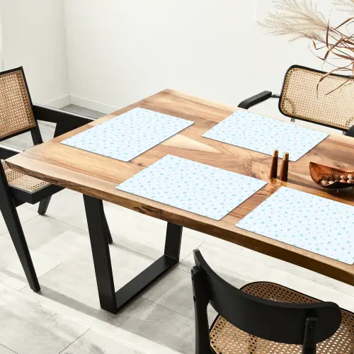 Sterren - Blauwe - Patronen - Kind Placemat vinyl groot -zzsfeer4_Kitchenyeah-website