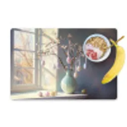 Stilleven - Vaas - Paastak Placemat vinyl groot -zzzproduct_Kitchenyeah-website