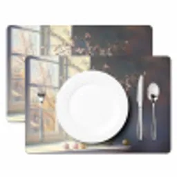 Stilleven - Vaas - Paastak Placemat vinyl groot -zzsfeer2_Kitchenyeah-website