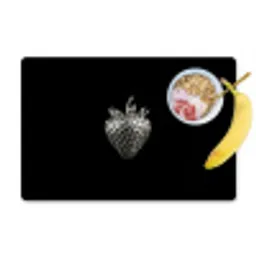 Aardbei - Zaadstructuur - Realistisch Placemat vinyl groot -zzzproduct_Kitchenyeah-website