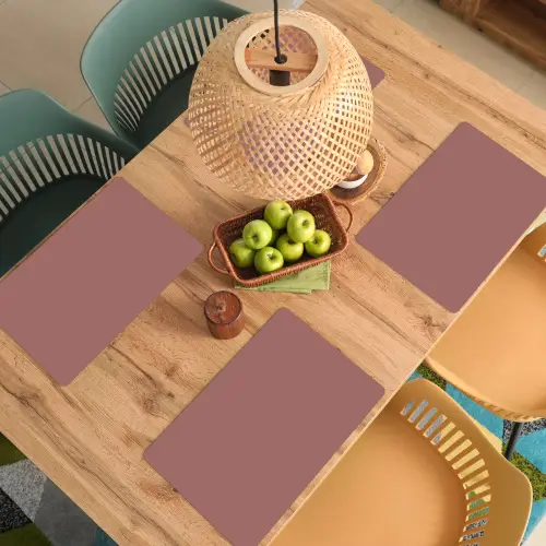 Terracotta - Patronen - Roze Placemat vinyl groot 368 -zzsfeer5_Kitchenyeah-website