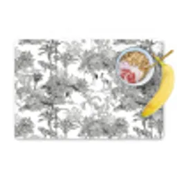 Tijger - Jungle - Patroon - Grijs Placemat vinyl groot 368 -zzzproduct_Kitchenyeah-website