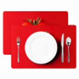 Tomaat - Rood - Hart Placemat vinyl groot -zzsfeer2_Kitchenyeah-website