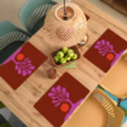 Boom - Paars - Cirkel - Vloeiend Placemat vinyl groot -zzsfeer5_Kitchenyeah-website