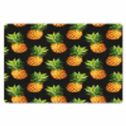 Tropische - Ananas - Zwart Placemat vinyl groot 368 -zzsfeer1_Kitchenyeah-website