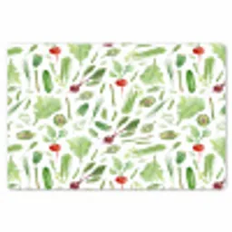 Groente - Patroon - Groen - Rood Placemat vinyl groot 368 -zzsfeer1_Kitchenyeah-website