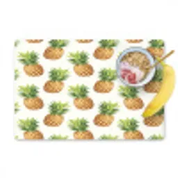 Vintage - Ananas - Blad Placemat vinyl groot 368 -zzzproduct_Kitchenyeah-website