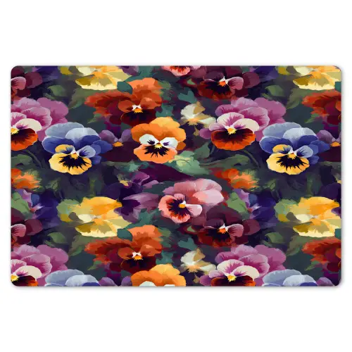 Viooltjes - Kleuren - Bloemblaadjes Placemat vinyl groot 368 -zzsfeer1_Kitchenyeah-website