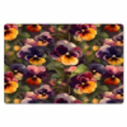 Warm - Patroon - Penseel - Viooltjes Placemat vinyl groot 368 -zzsfeer1_Kitchenyeah-website