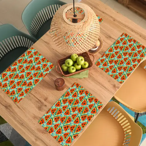 Watermeloen - Zomers - Fruit Placemat vinyl groot 368 -zzsfeer5_Kitchenyeah-website