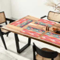 Golven - Kleurrijk - Abstract Placemat vinyl groot -zzsfeer4_Kitchenyeah-website