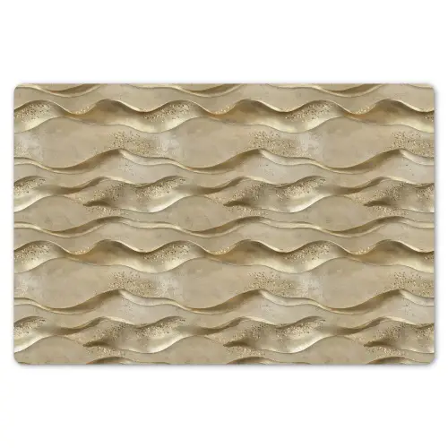 Golven - Patroon - Goud Placemat vinyl groot 368 -zzsfeer1_Kitchenyeah-website