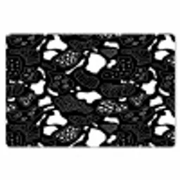 Wit - Zwart - Vormen - Patroon Placemat vinyl groot 368 -zzsfeer1_Kitchenyeah-website